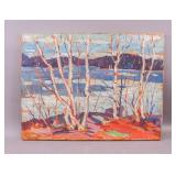 Canadian Oil on Canvas Signed Tom Thomson