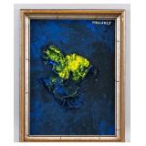 Spanish Oil on Canvas Signed Manolo Millares