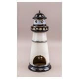 Canadian Porcelain Lighthouse Candle Holder