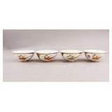 Chinese Jingdezhen Gilt Porcelain Bowls 4pcs
