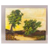 Oil on Board Signed Henry Churchill '1962