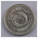 1982 Yugoslavia 10 Dinara Coin