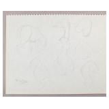 Canadian Pencil on Paper Signed Arthur Lismer