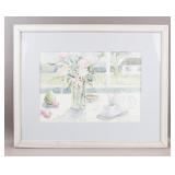 Canadian Framed Litho on Paper by Sarah Malin