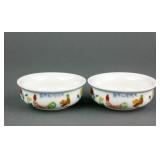 Chinese Doucai Porcelain Cups 2pc Chenghua MK