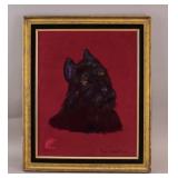 Oil on Fabric Signed Peggy Wippert 