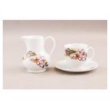 German Wintering Bavaria Porcelain Tea Set