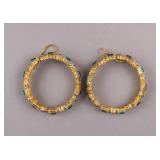 Gold-plated Hardstone & Gemstone Bracelets 2pc