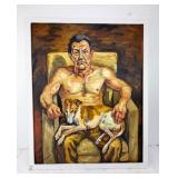OOC Signed Lucian Freud Wally Findlay Galleries