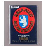1986 Greenland Stamps Post Year Folder