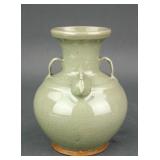 Chinese Celadon Porcelain Chicken-head Vase