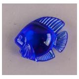 Vintage French Daum Lalique Crystal Fish