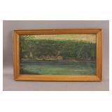 Canadian Oil on Canvas Signed G. E. H. 