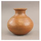 Vintage Native American Pottery Carved Jar