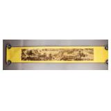 Vintage Litho Scroll Along the River Qingming