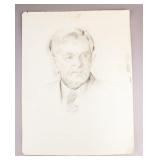 American Charcoal on Paper Theatre Cast Book Page