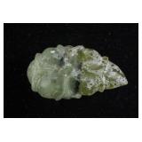 Chinese Green Hardstone Carved Bowl