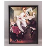 Brazilian Mixed Media on Board Attr Juarez Machado