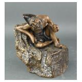 Chinese Porcelain Carved Ji Gong Figure