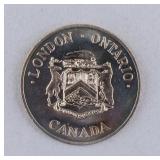 1980 Canada Ontario London 125th Anniversary Coin
