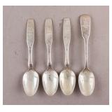 Ontario Homemaking Club Silver-plated Spoons 4pc