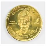 2002 Chris Pronger Olympic Team Canadian Coin