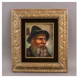 German Oil on Board SIgned W. Becker