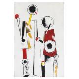 Mixed Media on Paper Signed Varvara Stepanova