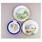 1979-81 British Royal Porcelain Plates 3pc