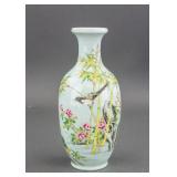 Chinese Famille Rose Porcelain Vase Yongzheng Mark