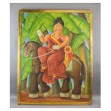 Colombian Oil on Canvas Signed Fernando Botero