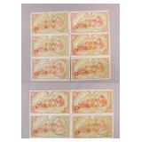 1945 Japanese Military Banknotes 10 pc
