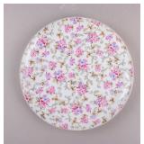 Japanese Porcelain Floral Chintz Plate