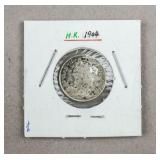 1904 Hong Kong 5 Cents Edward VII Coin