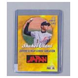 2012 Shohei Ohtani Japan Sensation Rookie Card