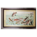 Chinese WC on Paper Signed Wu Yisheng w/ Seals