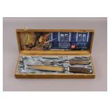 JA Henckels Gold Etched 2 Piece Carving Set