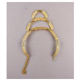 Vintage Gold-Plated Torque Necklace