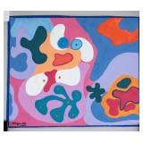 Italian Oil on Paper Signed Alberto Magnelli