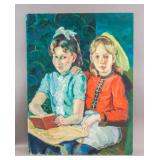 Oil on Panel Signed Michael J. Kuczer '1968