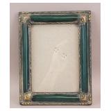 Vintage Photo Frame Green and Glint