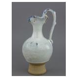 Chinese Jun Ware Phoenix Porcelain Ewer w/ Handle