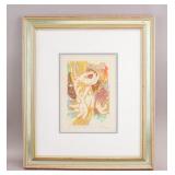 Israeli Litho on Paper Signed Arie Dubi 118/200