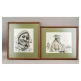 WC on Papers Signed Cusco Peru '83 2pc