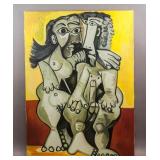 Spanish Oil on Canvas Attr. Pablo Picasso