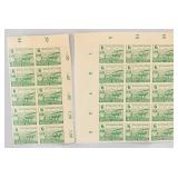 1945 6 Bodenreform Provinz Sachsen Stamp Sheet