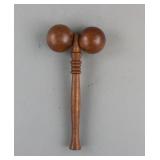 Vintage Wooden Twin-ball Body Massager