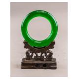 Chinese Fine Green Hardstone Bangle