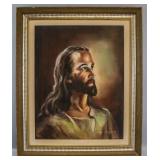 American Oil on Canvas Christ Signed Ng Fong