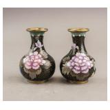 Chinese Small Brass Cloisonne Vase